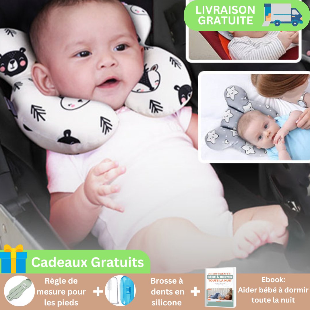 Confortête™ | Oreiller de soutien pour tête et cou du bébé - mombinostore